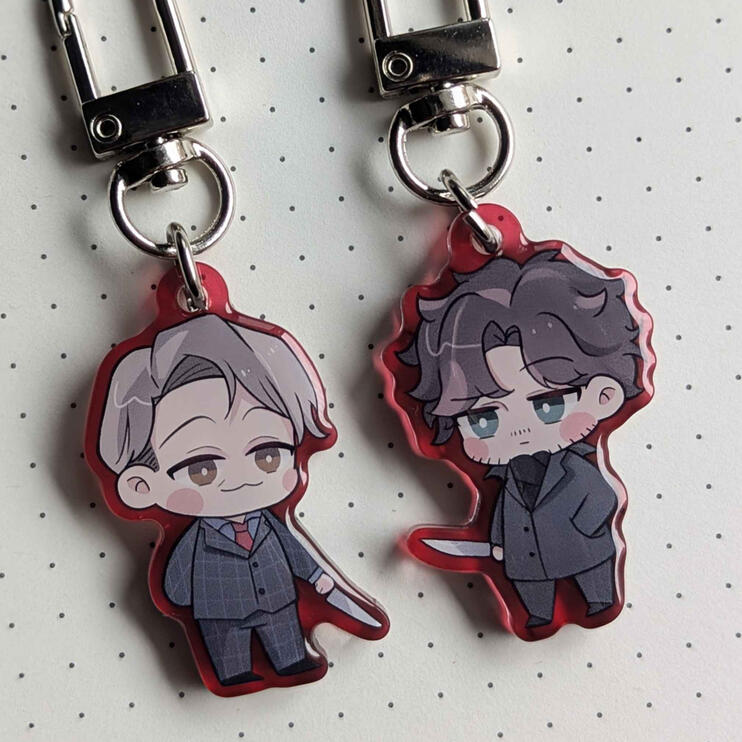 Hannigram Charms (1.5 inches acrylic)